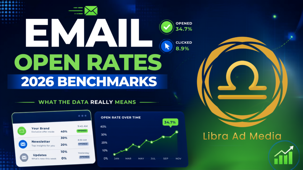 Email open rates and engagementa benchmarks in 2026